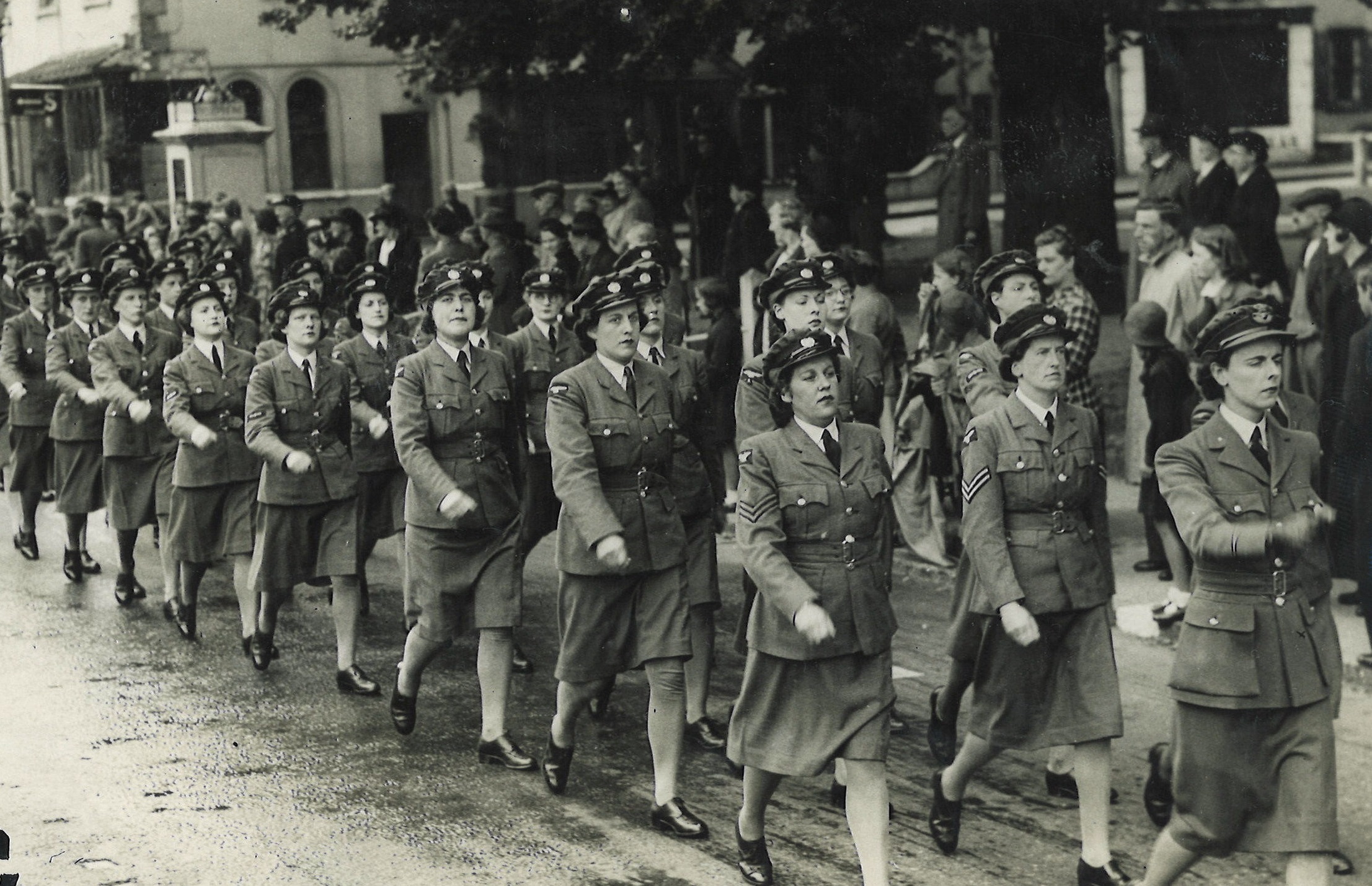 A victory parade in Wallington, May 1945