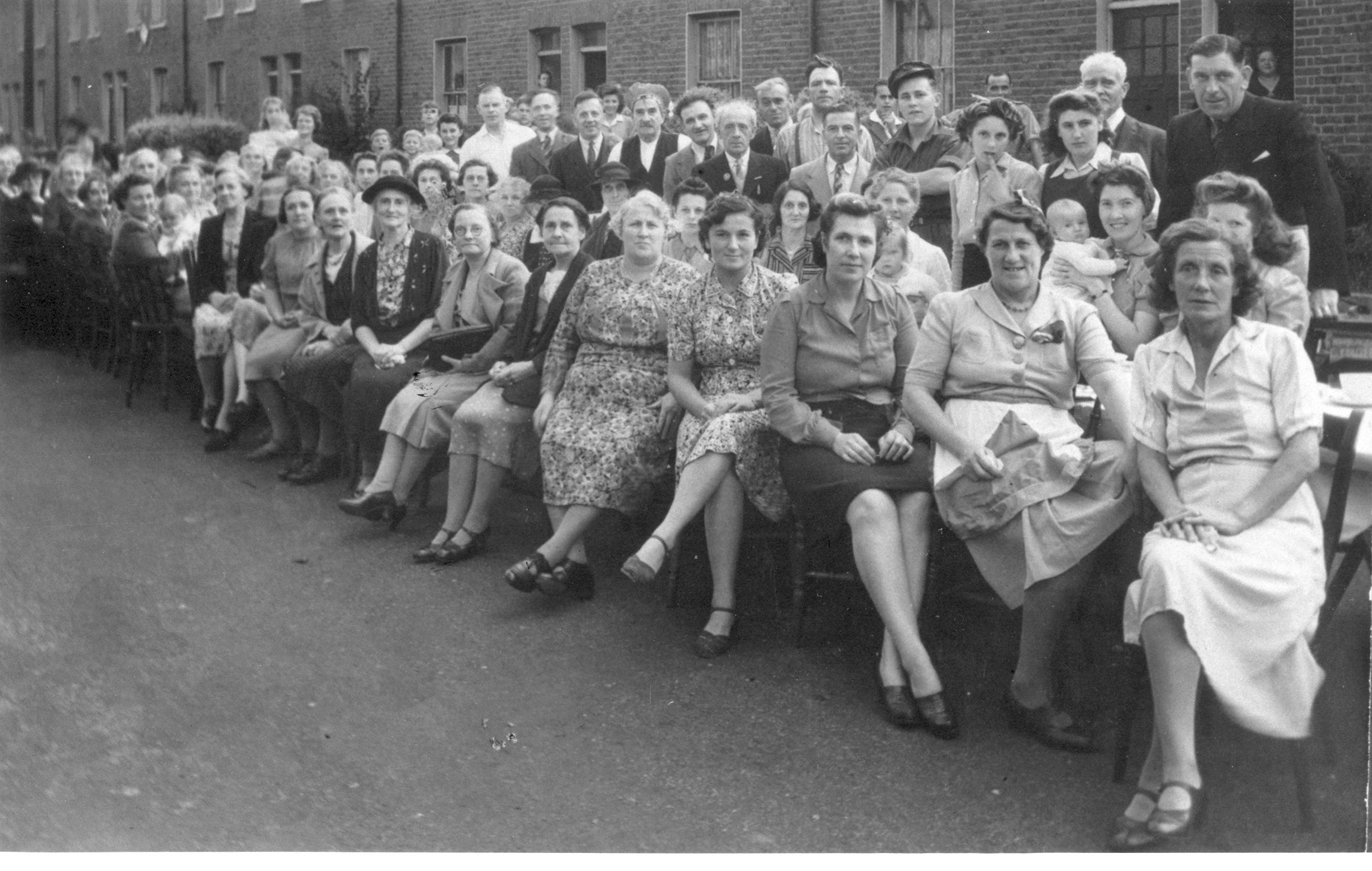 A VE Day street party on William Road